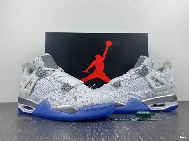One Kick Jordan Laser 4 Anniversary Retro 30th 705333-105 0609
